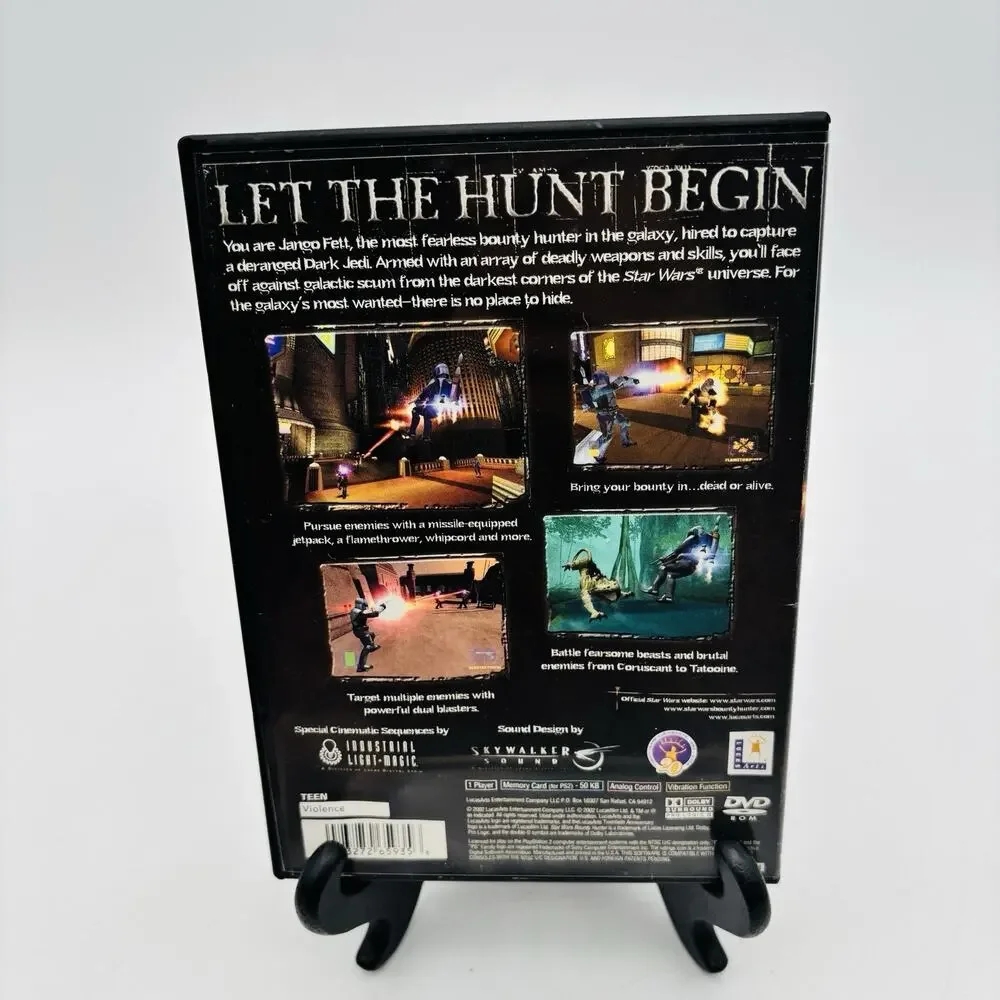 Star Wars Bounty Hunter - PlayStation 2 PS2 Game CIB - Tested Works Complete VG